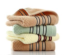 new factory direct cotton striped towel whole strong el absorbent adult face towel can be Customised 7655983