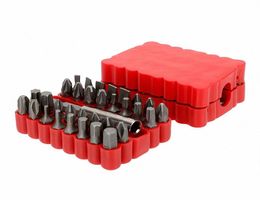 NICEYARD Extension Bit Holder Screwdriver Bits Hand Tools 33 In 1 Tamper Proof Security Bit Magnetic Torx Star Hex Kit FVkV68368997602061