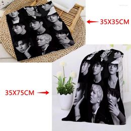 Towel 35x35cm 35x75cm Towels Custom KPOP SF9 Printed Square Microfiber Absorbent Drying Bath Washcloth