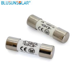 1 Piece 1000V 10*38MM 2A 6A 8A 10A 12A 15A 20A 30A DC PV Solar Fuse Metal Alloys High Voltage For Power System Protection