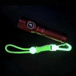 Luminous Scuba Diving Lanyard Underwater Safety Rope for Connect Cameras BCD