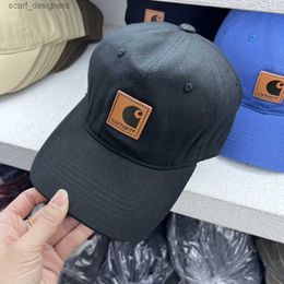 Ball Caps Classic carhertt baseball cap Womens sports Tennis cap Beanie hat Designer mens outdoor shade cap Y240409