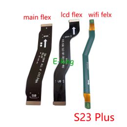 Mainboard Flex For Samsung Galaxy S23 Plus Ultra FE Main Board Motherboard Connector LCD Signal Flex Cable