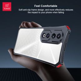 Xundd Case For Honour 90 Pro Four Corners Building Blocks DIY Case Airbags Shockproof Bumper Shell Stripe Transparent Back Cover