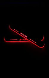 Moving LED Welcome Pedal Car Scuff Plate Pedal Door Sill Pathway Light For Nissan Xtrail T32 2013 20208741114