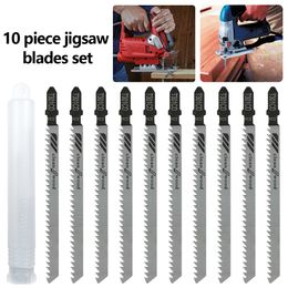 40pcs Jigsaw Blades T301CD Jigsaw Blade Set T Shank Fast Down Cut Worktop Wood Cutting DIY Power Tool Multi-Purpose HCS Saw