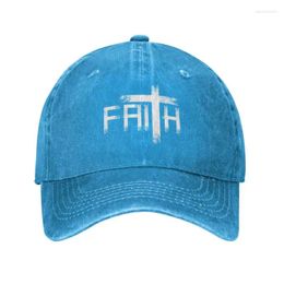 Ball Caps Punk Cotton God Preacher Jesus Believer Christian Baseball Cap For Men Women Breathable Faith Christianity Religious Dad Hat