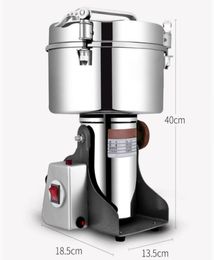 Qihangtop 4500g whole grinder electric pepper grinder machine industrial chili powder grinding machinerychilli powder machin5780471