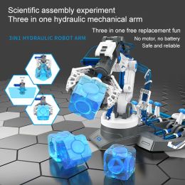 DIY Assembled Robot Arm Kids Toy Science Experiment Technology Games Model Kit STEM Educational Toys Children Gift Novelty Toy