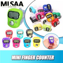 Mini Finger Counter LCD Electric Digital Display With Light Tally Counter Stitch Marker For Pray Soccer Counters Measurement