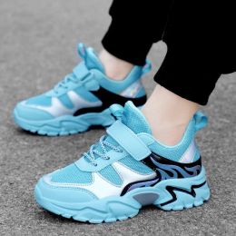 Sneakers Big Boys Tenis Shoes Children's Casual Sneakers Breathable and Lighweigh Sole Colourful Kids Sports Flats SIZE 2839# CHILD BLUE