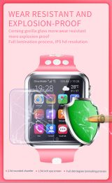 Kids Smart Watch 4G Sim Card SOS Phone Call GPS Positioning 1080mAh 16GB ROM APP Store 2MP Dual Camera Waterproof Children Gift