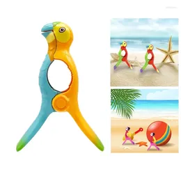 Hangers Parrots Beach Towel Clip For Chairs Large Size Windproof Clothespins Patio Pool Vacation Essential