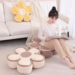 Pillow Ins Futon With Flower On The Ground Lazy People Floating Windows Backrest Bedroom Household Living Room Tatami Thick Mat