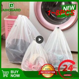 Laundry Bags 1-8PCS Bra Long-sleeved Underwear Underpants Socks Wash Protection Drawstring Bag Set Clothing