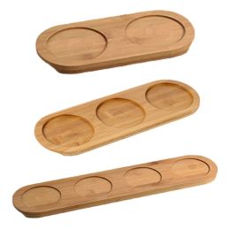 S/M/L Creative Nordic Household Bamboo Tray, Kitchen Storage Tools for Salt Pepper Oil & Vinegar Seasoning Jar O18 21