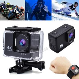 Cameras 4K Action Camera 30FPS HD 16MP Recording Underwater Camera 30M Waterproof Ultra Antishake wifi Motion Cameras Dash Cam Camcord