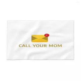 Towel Call Your Mom 40x70cm Face Wash Cloth Water-absorbent Suitable For Picnic Personalised Pattern