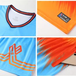 Kids Adult Basketball Uniform Women & Men Basketball Jersey Child Kit Basketball Shirt Shorts Training Suit Plus Size Sportswear