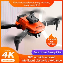 Drones 2022 New E100 Mini Drone 4k HD Profesional Camera Fpv 2.4GHz Drones 360°Obstacle Avoidance Rc Helicopter Folding Quadcopter Toys