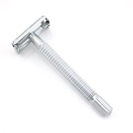 Razor WEISHI Safety Razor Long handle Brass material Matte Chromium 9306EL Top quality Simple packing 1PCS/LOT NEW