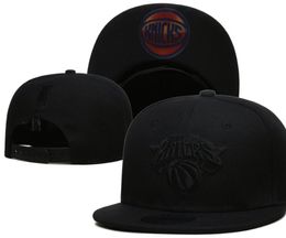 American Basketball "Knicks" Snapback Hats 32 Teams Luxury Designer Finals Champions Locker Room Casquette Sports Hat Strapback Snap Back Adjustable Cap a9