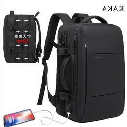 Backpack KUZAI 15.6 Inch Laptop Bag Men Oxford Travel School Teenagers Rucksack Double Shoulder Backpacks