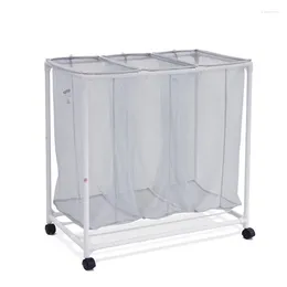 Laundry Bags Bag Mesh Rolling Sorter Cart Hampers For Organizador De Ropa Clothes Storage Organiser Underwear Home