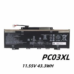 Batteries PC03XL 11.55V 43.3WH Laptop Battery For HP Pavilion x360 15er0125od 14dw0021na PCO3 TPNDB0E M24421271 M24648005 HSTNNOB1W