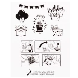 Creative Path Clear Silicone Stamps Seal Transparent Reusable Birthday Crafts For Scrapbooking Card Making Journaling Decoration