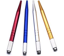 Permanent Makeup Manual Pen 3D Eyebrow Embroidery Handmade Tattoo MicroBlading Pen2064259