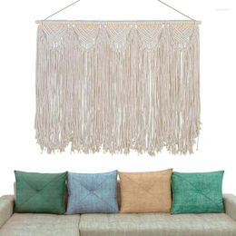 Tapestries Macrame Wall Mounted Tapestry Woven Decor Portable Boho Decoration Bohemian For Living Room