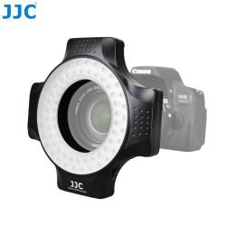 Accessories Jjc Ro Led Ring Flash Set Variable 60 Leds with 6 Adapter Ring Light for Canon Nikon Sony Olympus Pentax Dslr Camera Flash