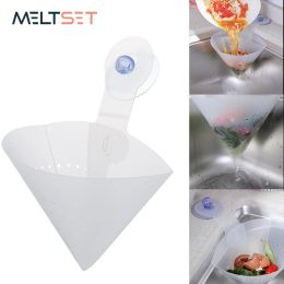 Foldable Kitchen Sink Strainer Self-Standing Sink Philtre Food Vegetable Sink Stopper Drain Philtre Kitchen Anti-Blocking Gadgets