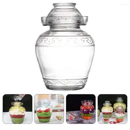 Mugs Food Containers Pickling Jar Multipurpose Kimchi Multi-use Fermentation Sealing Pickle Glass Storage