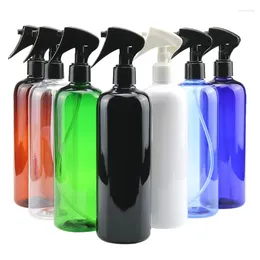 Storage Bottles 500ml Bottle Sub-bottling Plastic Refillable Clear Sprayer Empty Dispensing Container Makeup Tool