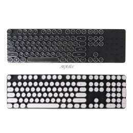 Keyboards DIY Keycap Retro Steam Punk Typewriter Mechanical Keyboard 104 87 Standard Keys Z09 Drop ship