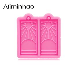 DY1132 Gloss Earring Silicone Molds, Soft Epoxy Resin Mold, Really sturdy & flexible Polymer Clay Mould