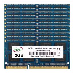 RAMs 10X2GB DDR3 DDR3L 1333MHz 204pin 1.35V 1.5V SODIMM RAM Fully compatible Laptop Memory Wholesale PC3L PC310600S