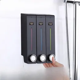 Liquid Soap Dispenser Toilet Shampoo Shower Gel Box Wall-Mounted