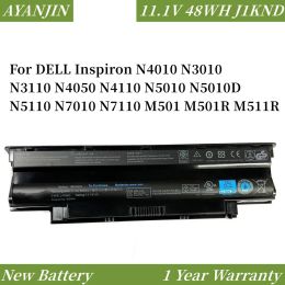 Batteries 11.1V 48WH J1KND Laptop Battery for DELL Inspiron N4010 N3010 N3110 N4050 N4110 N5010 N5010D N5110 N7010 N7110