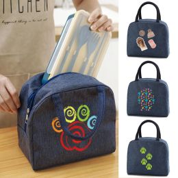 insulated lunch dinner Bags For Children Small food cooling Insulated Thermal Lunch Box Pouch Women Handbags Cooler Picnic Bag