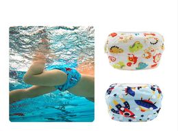 15 Colors Unisex Waterproof Adjustable Cloth Diapers Pant Baby Reusable Washable Pool Swim Diaper M30481030133