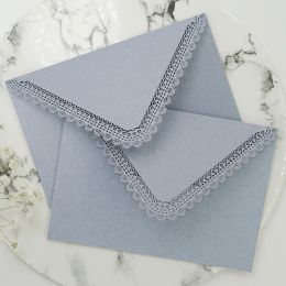 New Arrival Vintage Hollow Lace Envelopes For DIY Card Storage, Wedding Invitation, Gift Packing Customised