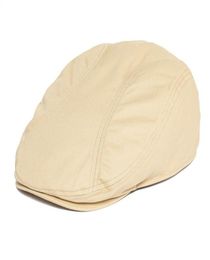 Berets Twill Flat Cap Men 100 Cotton Ivy Caps Golf Baker Boy Hat Summer Fall Sboy HatBerets9435395