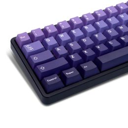 Accessories 132 Keys PBT Keycaps Cherry Profile Purple Double Shot Key Caps for Cherry Gateron MX Switches Gamer Mechanical Gaming Keyboard