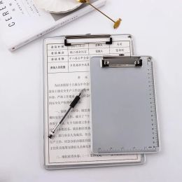 A5 Aluminum Alloy Clipboard A4 Document Holder Writing Pads Paper Ticket Storage File Folder File Organizer Office Supplies