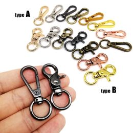 High Quality Pendant Key Ring Leather Bag Handbag Shoulder Strap Belt Clasp Trigger Buckle Dog Chain Collar Snap DIY 8 Colours