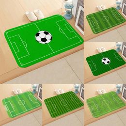 Bath Mats Doormat Anti-skid Football Field Bedside Baby Mat Decorative Floor Carpet 6 Styles For Bedroom Home Room Decors