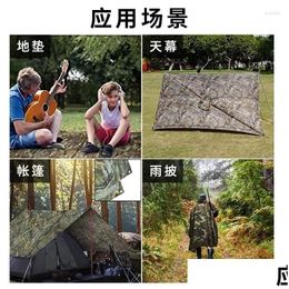 Tents And Shelters In Coat 1 Hiking Raincoat Er Backpack Rain Poncho Waterproof Outdoor Cam Mat 3 Hood Tent Cycling Drop Delivery Spor Dha31